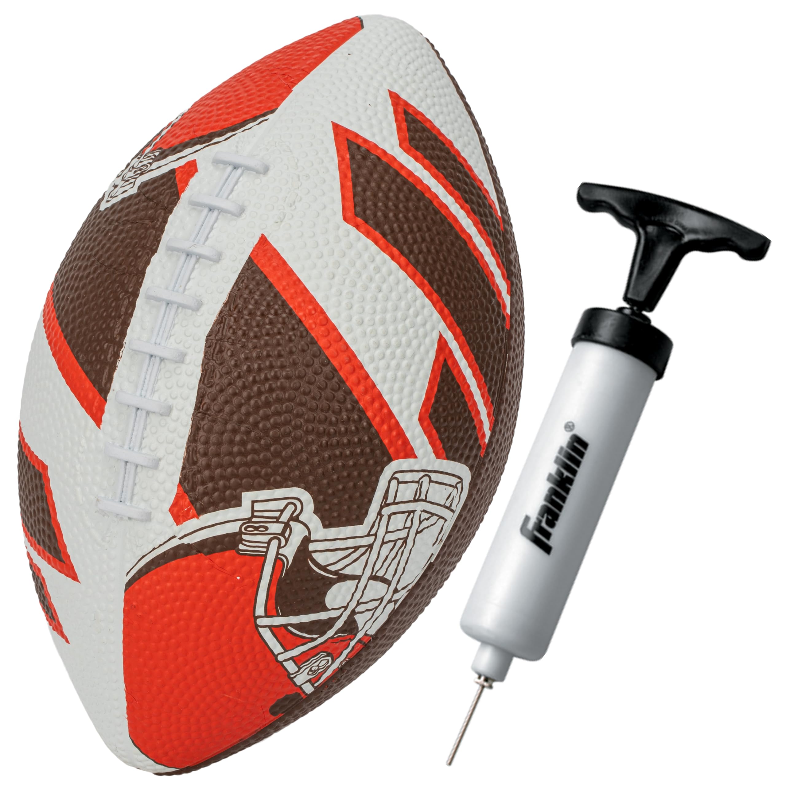Franklin Sports NFL Team Footballs - Rubber Youth Mini Footballs for All NFL Teams - Kids Junior 8.5" Football - Official NFL Licensed Footballs
